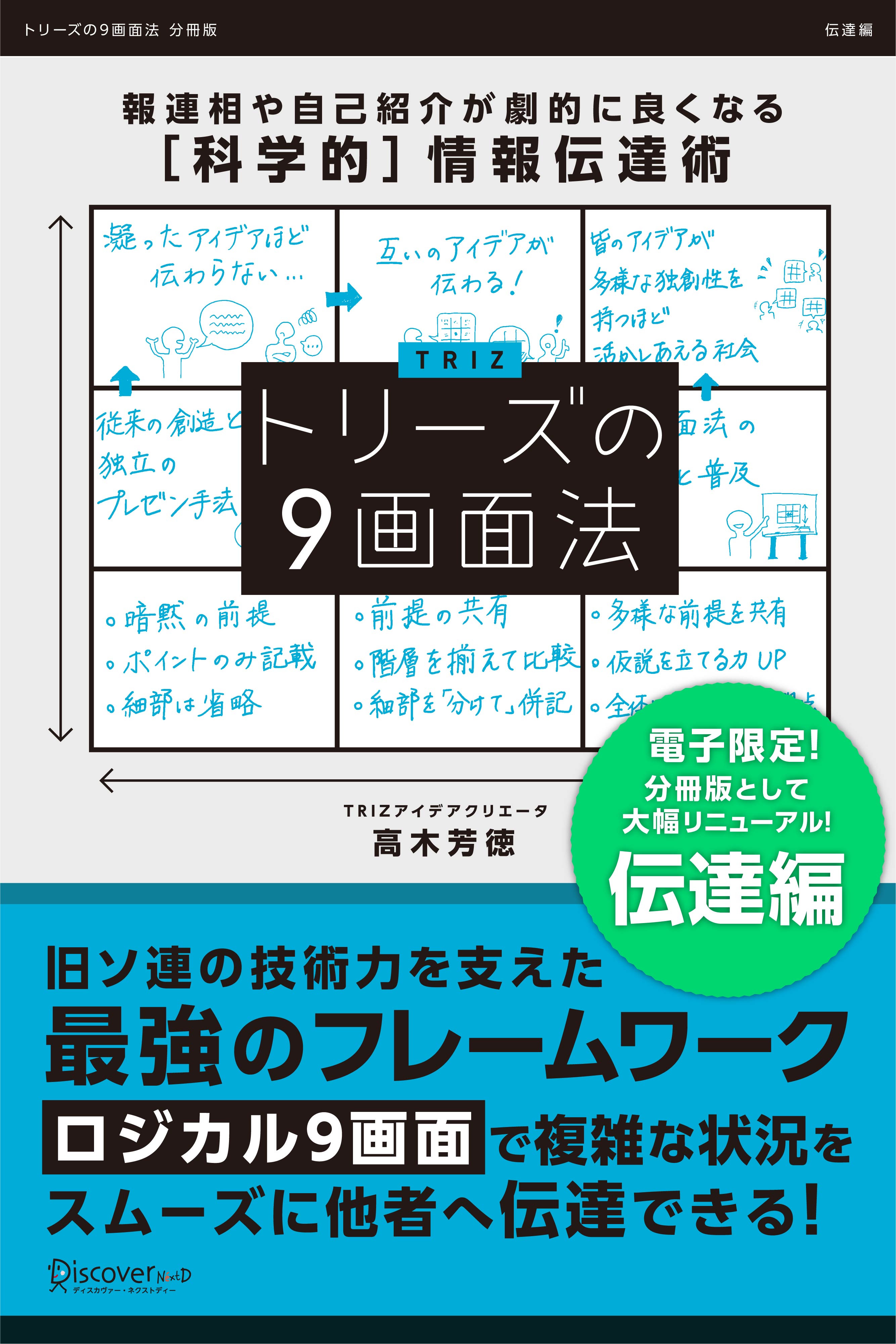 トリーズの9画面法【伝達編】 報連相や自己紹介が劇的に良くなる[科学的]情報伝達術
