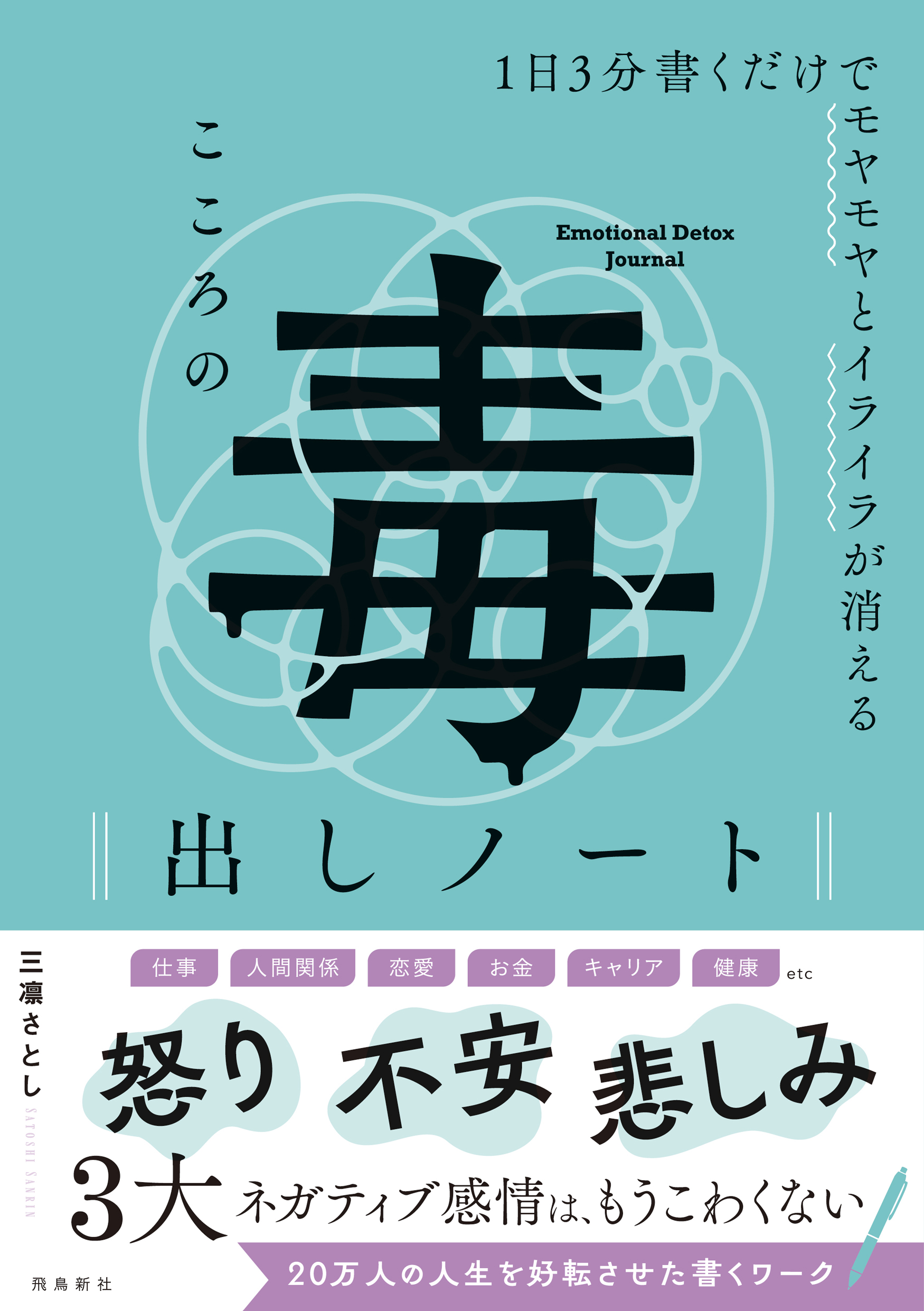 １日３分書くだけでモヤモヤとイライラが消える　こころの毒出しノート