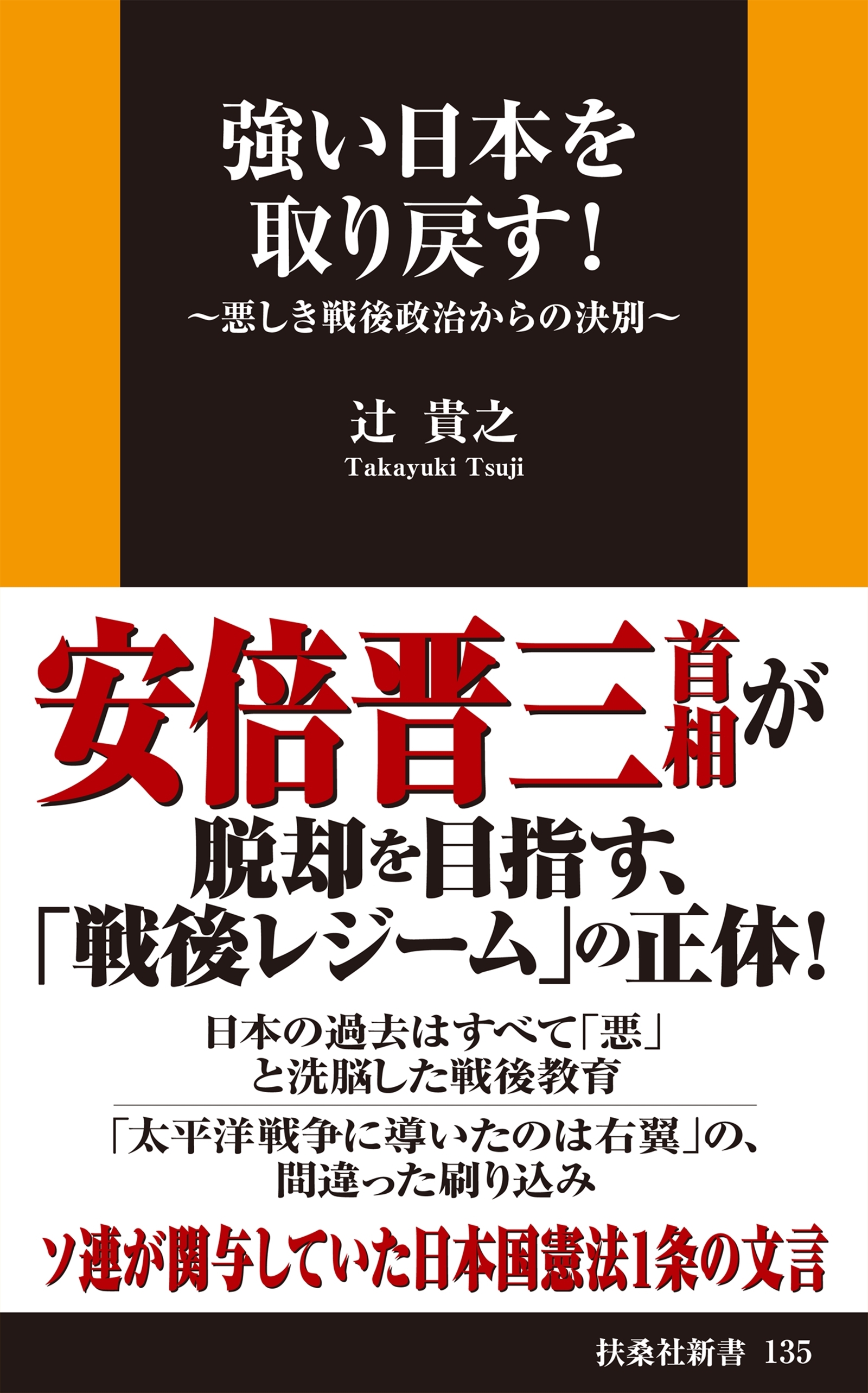 強い日本を取り戻す！～悪しき戦後政治からの決別～